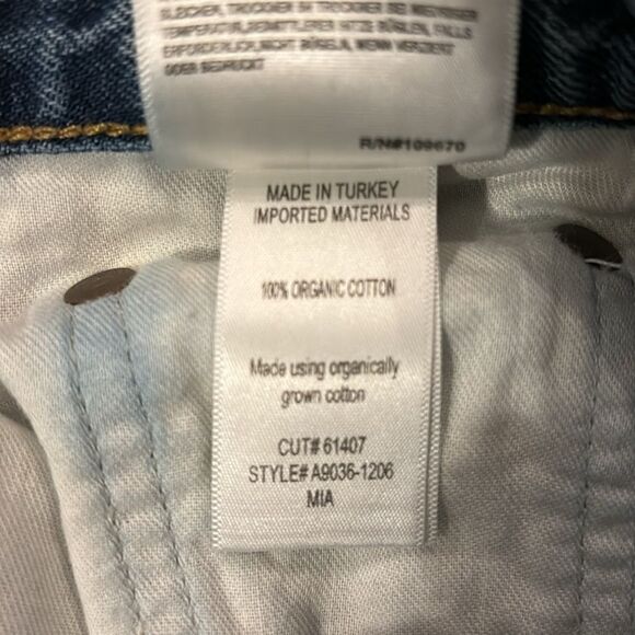 Agolde Mia Mid-Rise Straight-Leg Jean in Rule - Picture 5 of 13